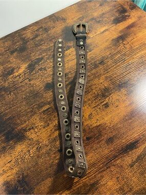 Sand Castle Mesh Metal Belt